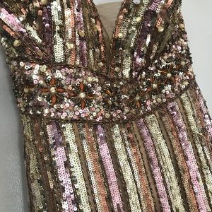 Brand New MacDuggal Sequin Prom Dress